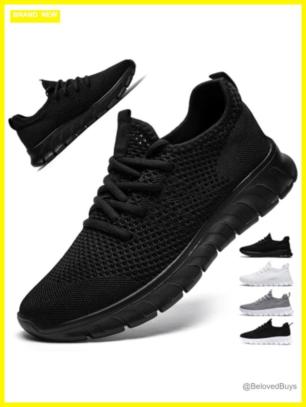 Women's Breathable Mesh Running Shoes Slip On Non Slip Athletic Sneakers